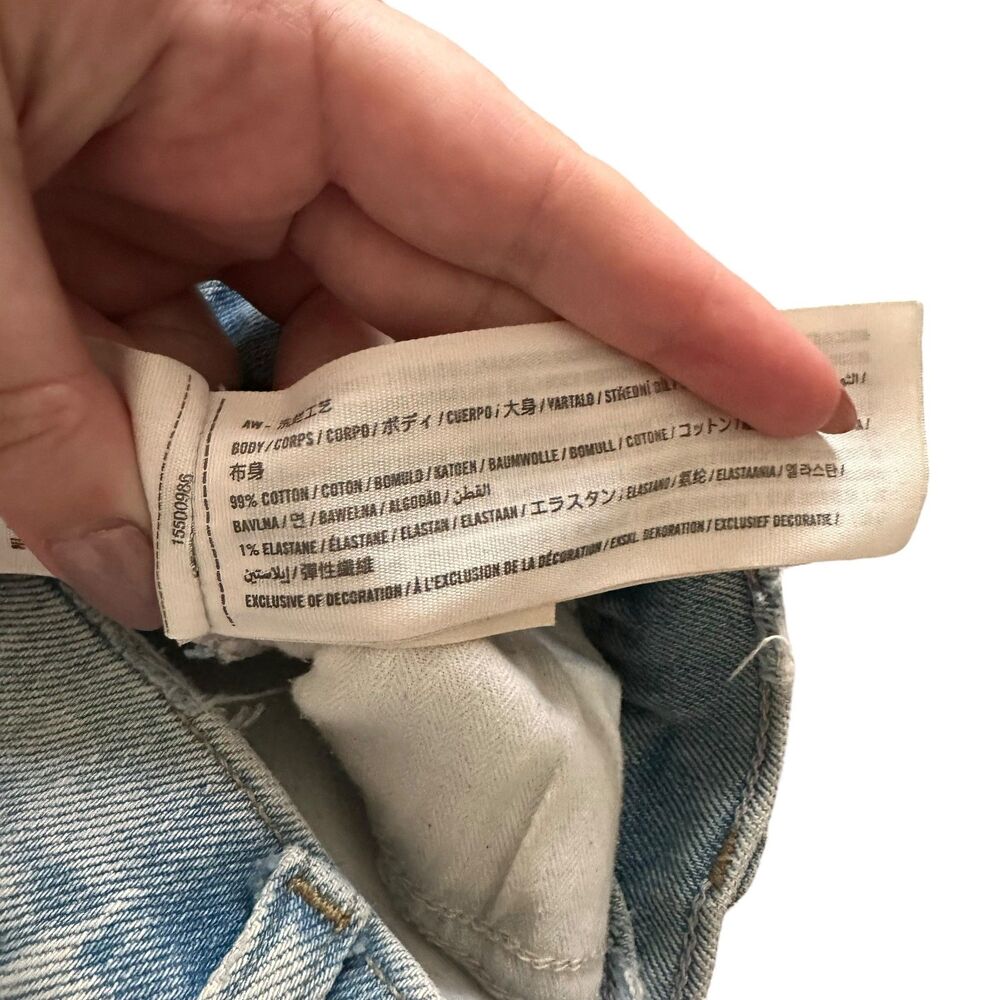 ABERCROMBIE & FITCH Ultra High‎ Rise 90s Straight Denim 26/2R - Picture 6 of 6